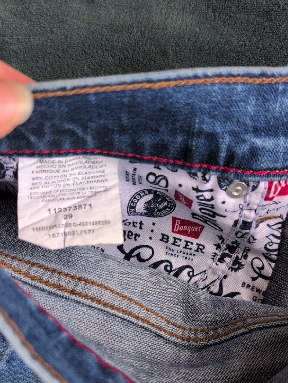 Wrangler Medium Blue Frayed Hem Denim Shorts - Picture 4 of 4
